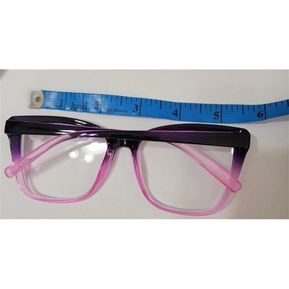 NWT EyeKepper Pink Purple Ombre 1.5 Cat Eye Thick Reading Nerd Glasses 117224